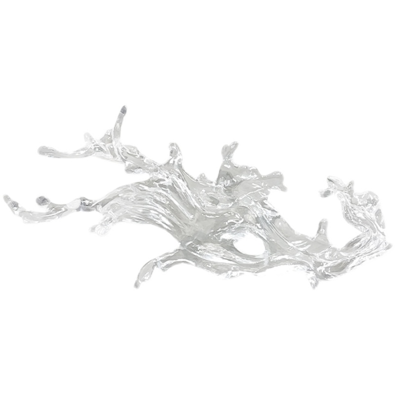 Resin Art Design For Wedding - Lampu Gantung LED Resin Transparan Desain