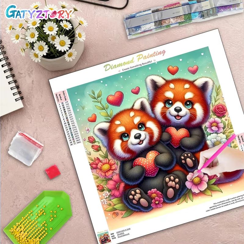 Resin Art Ideas With Pictures - GATYZTORY Kit Lukisan Berlian 5D Kartun