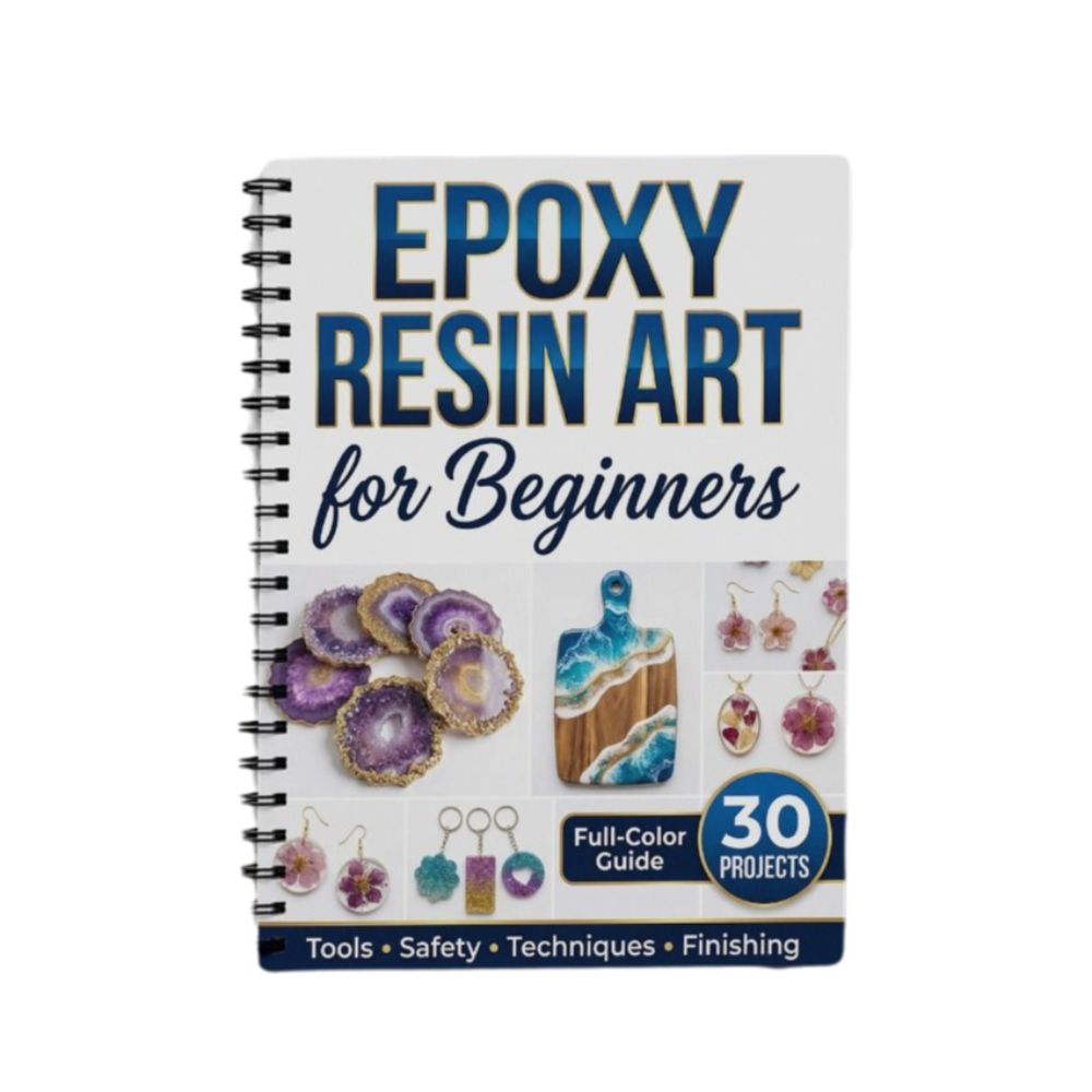 Resin Art For Beginner - Buku Panduan Seni Resin Epoxy Langkah-demi-Langkah