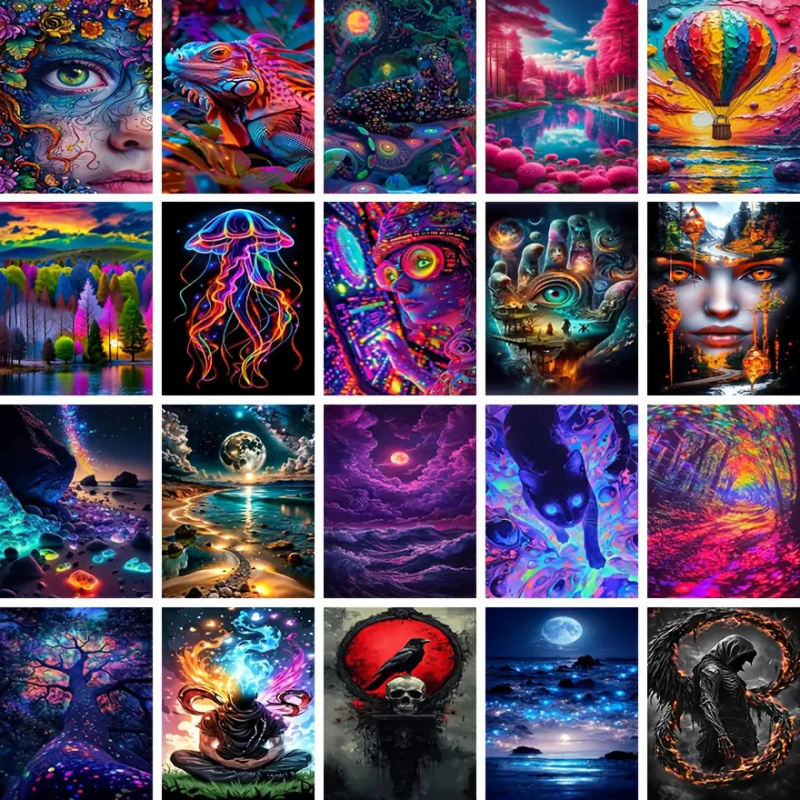 Resin Art Images - 1 Set Lukisan Berlian, Termasuk Tidak