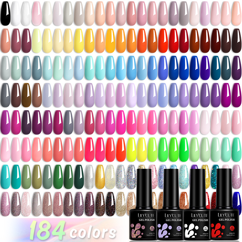 Resin Art Purple - LILYCUTE cat kuku Gel 184 warna
