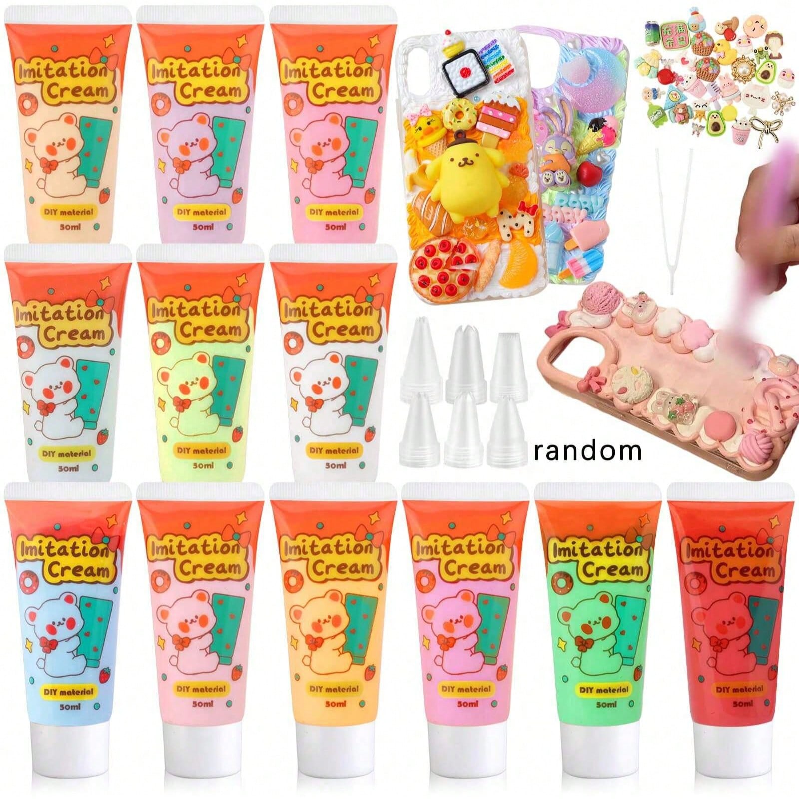 Resin Art Phone Case - Lem Krim Seri Multi Warna (50ml