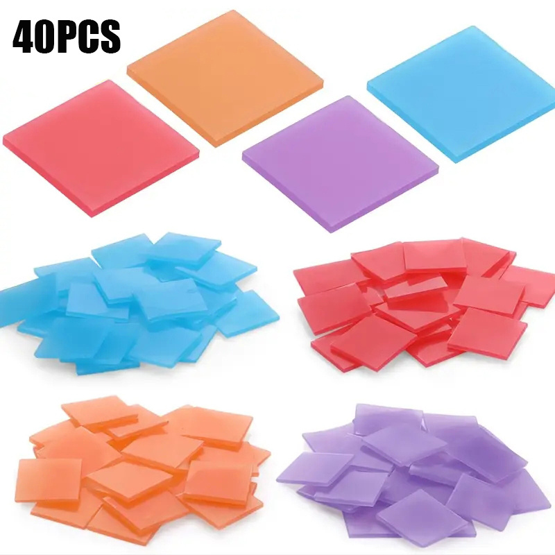 Resin Art Painting - 40 Buah Lilin Lukis Berlian, Lumpur