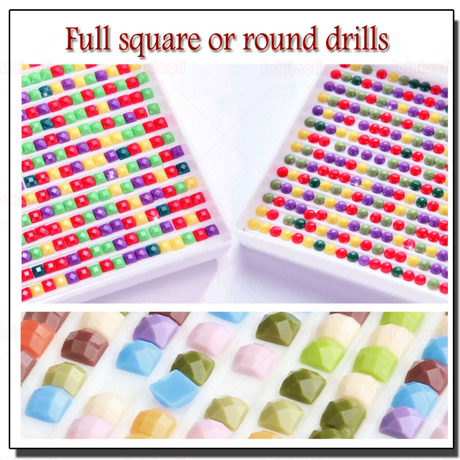 Gambar terbalik berlian warna  - Resin Art Images ulasan dan harga