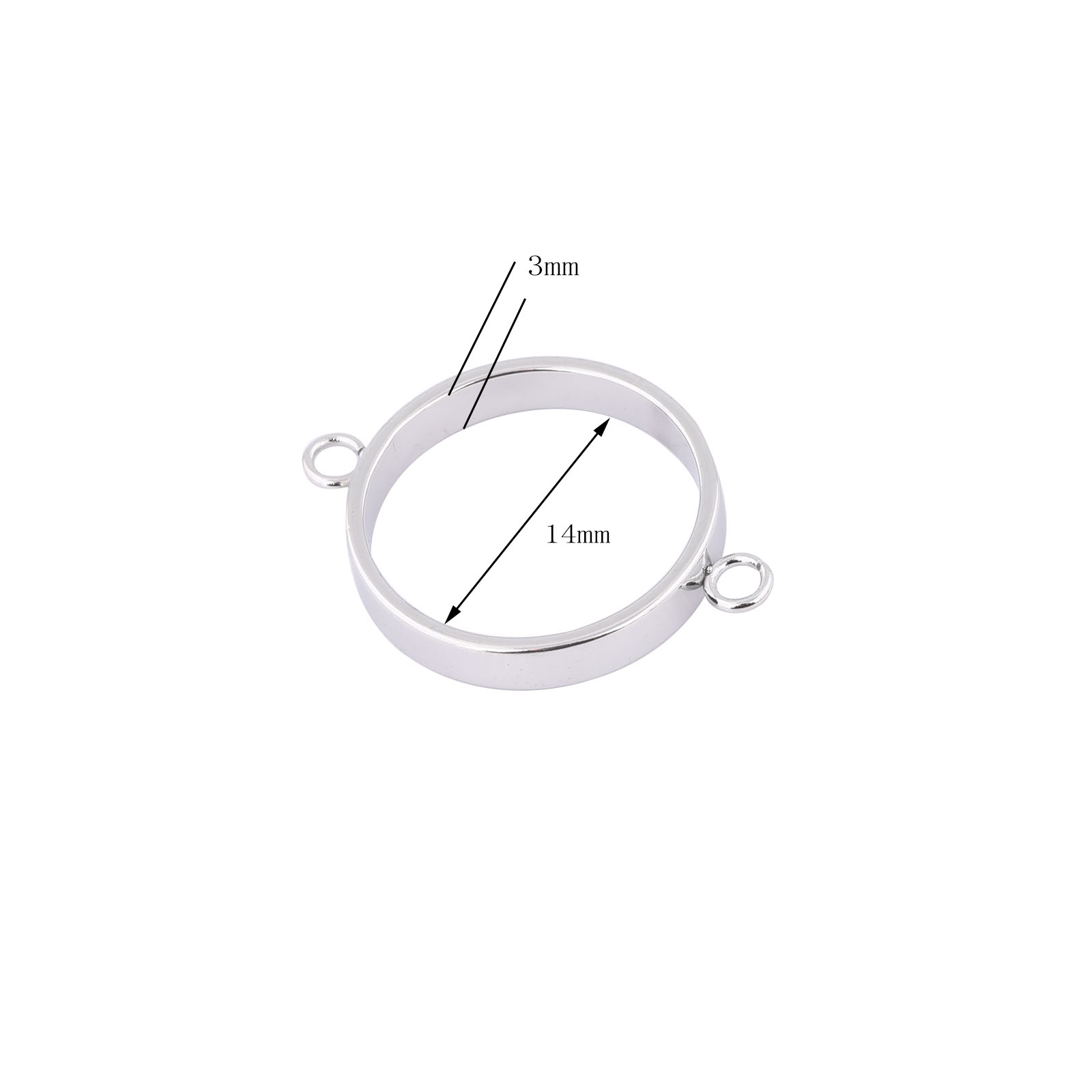 10 buah gelang Bezel terbuka b - Resin Art Box ulasan dan harga