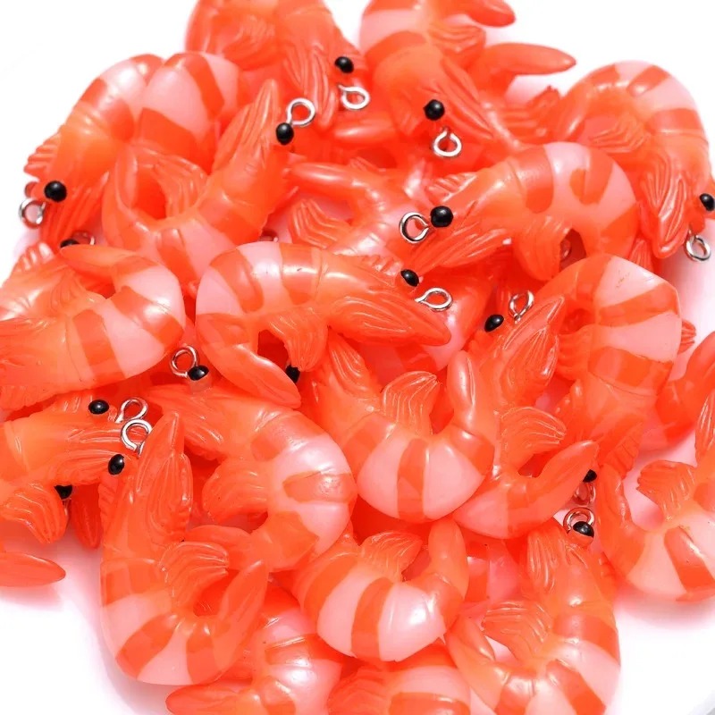 10 Buah Liontin Udang Lobster  - Resin Art Box ulasan dan harga