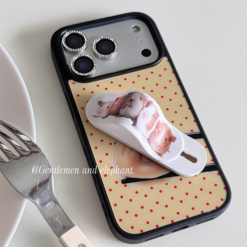 Casing HP Korea Ins Xiaolongba - Resin Art Phone Case ulasan dan harga