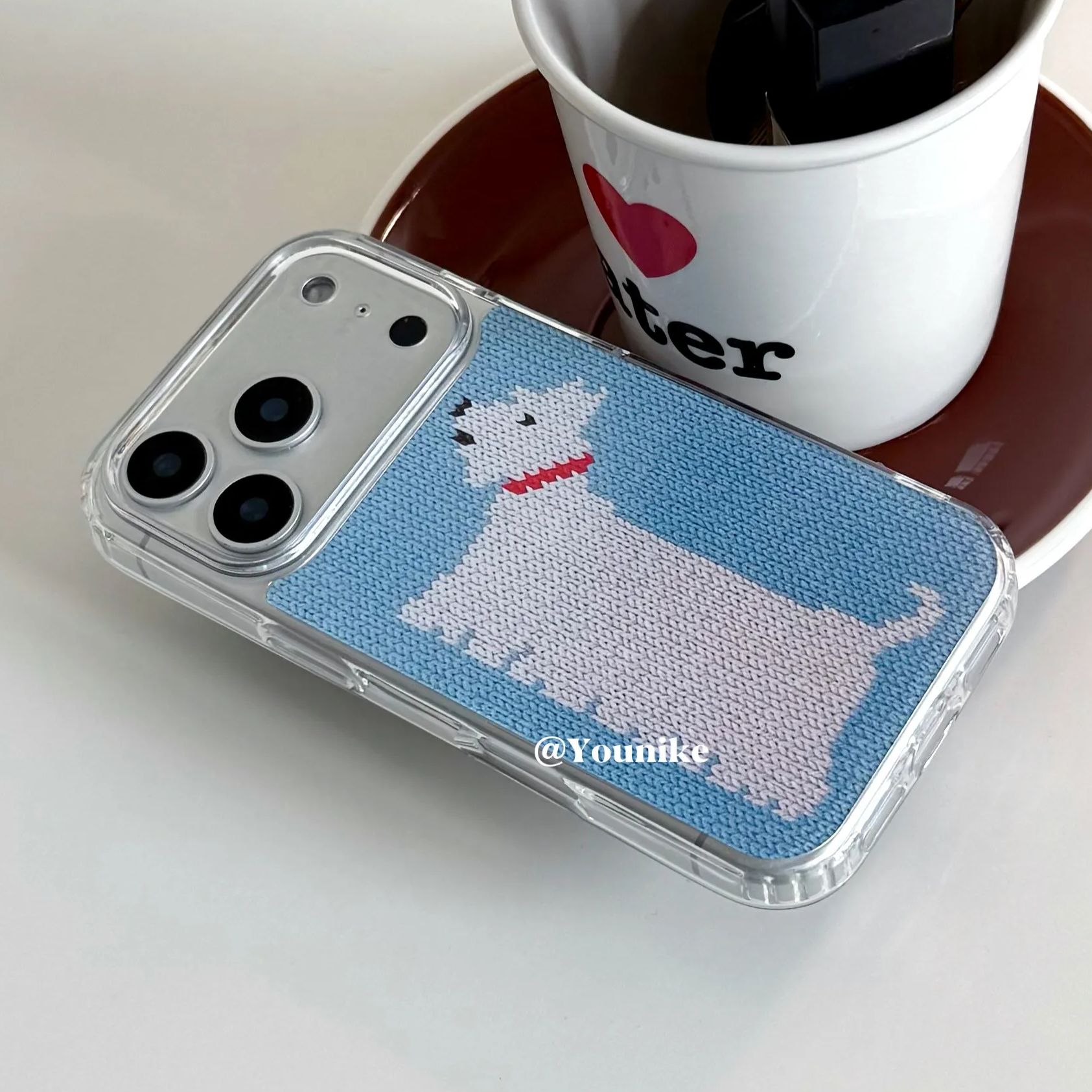 Casing HP Lucu Motif Anjing We - Resin Art Phone Case ulasan dan harga