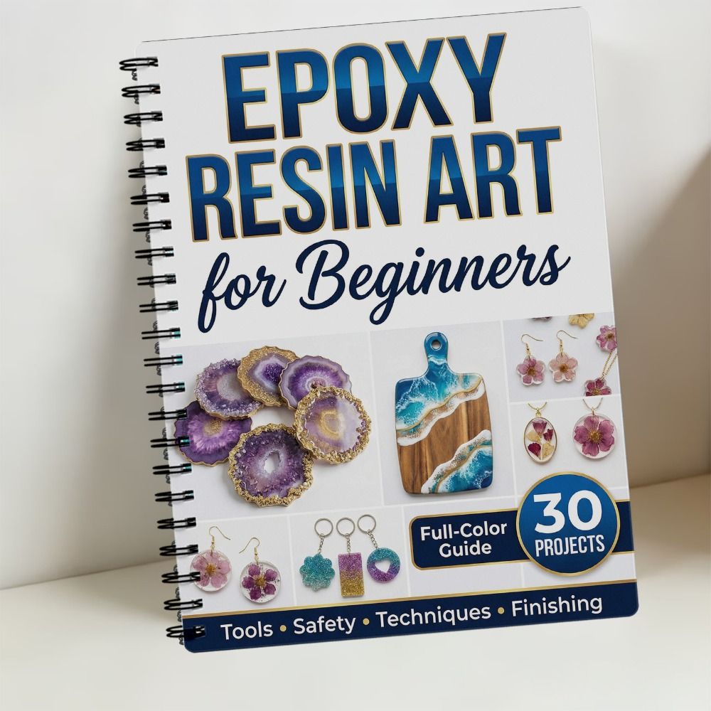 Buku Panduan Seni Resin Epoxy  - Resin Art For Beginner ulasan dan harga