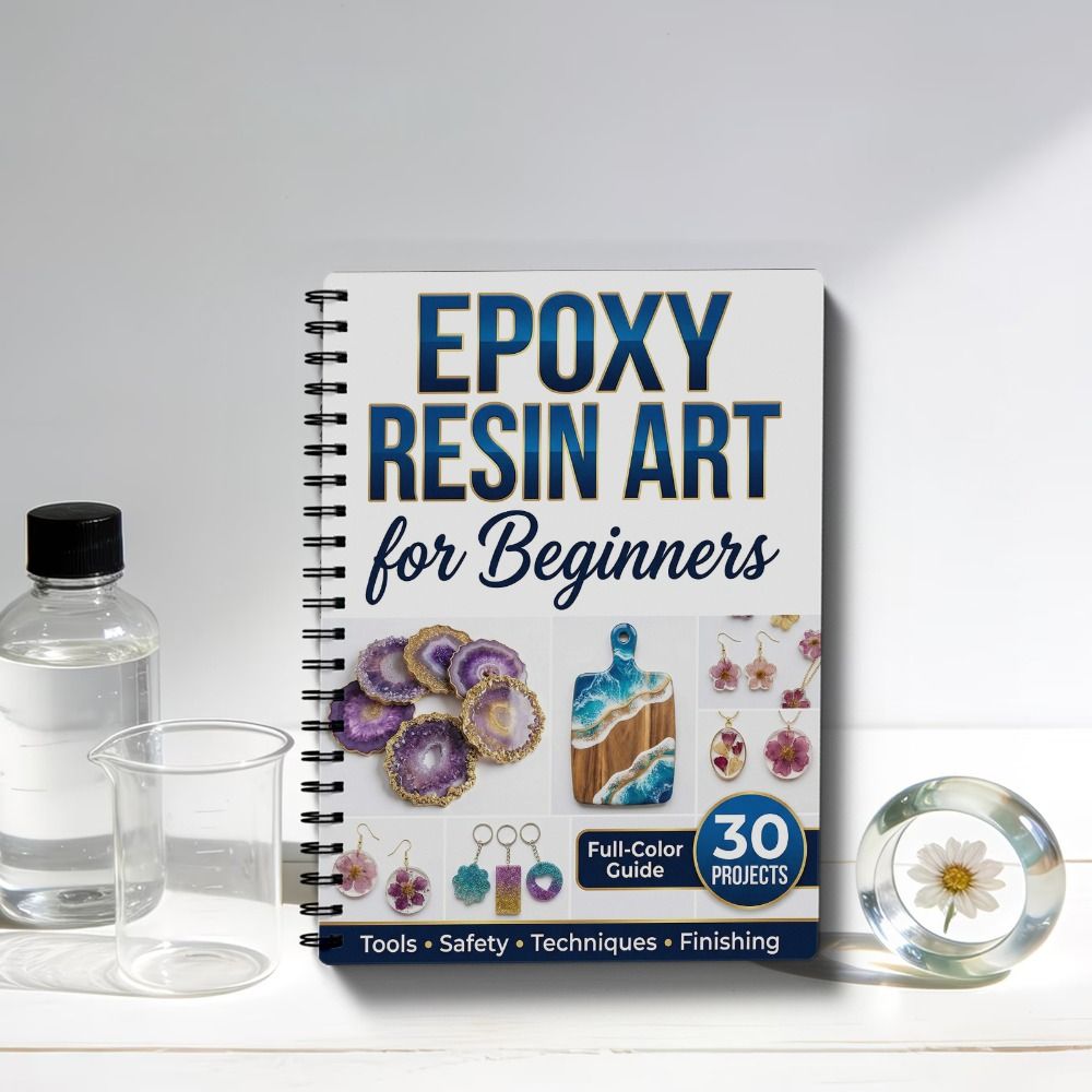 Buku Panduan Seni Resin Epoxy  - Resin Art For Beginner ulasan dan harga