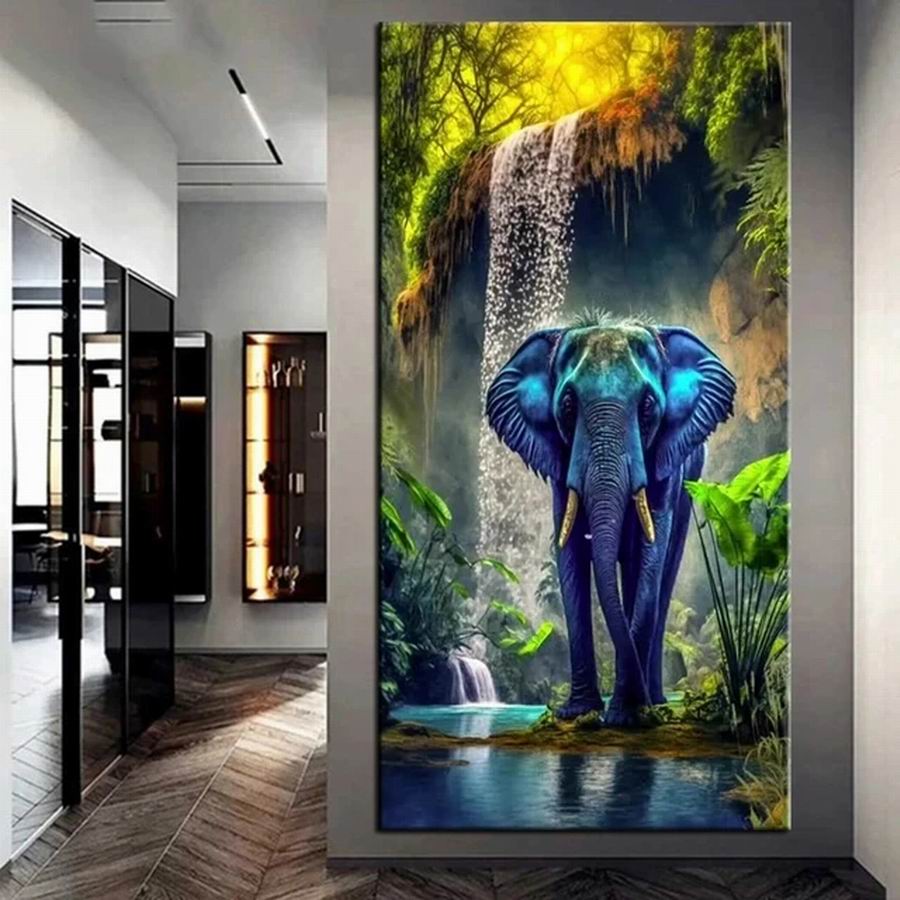 Lukisan Berlian Hewan Liar Tan - Resin Art Images ulasan dan harga