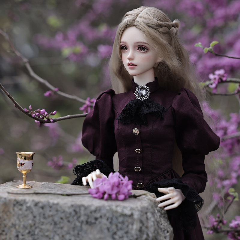 Boneka Elina BJD 1/3 Wanita El - Resin Art Purple ulasan dan harga
