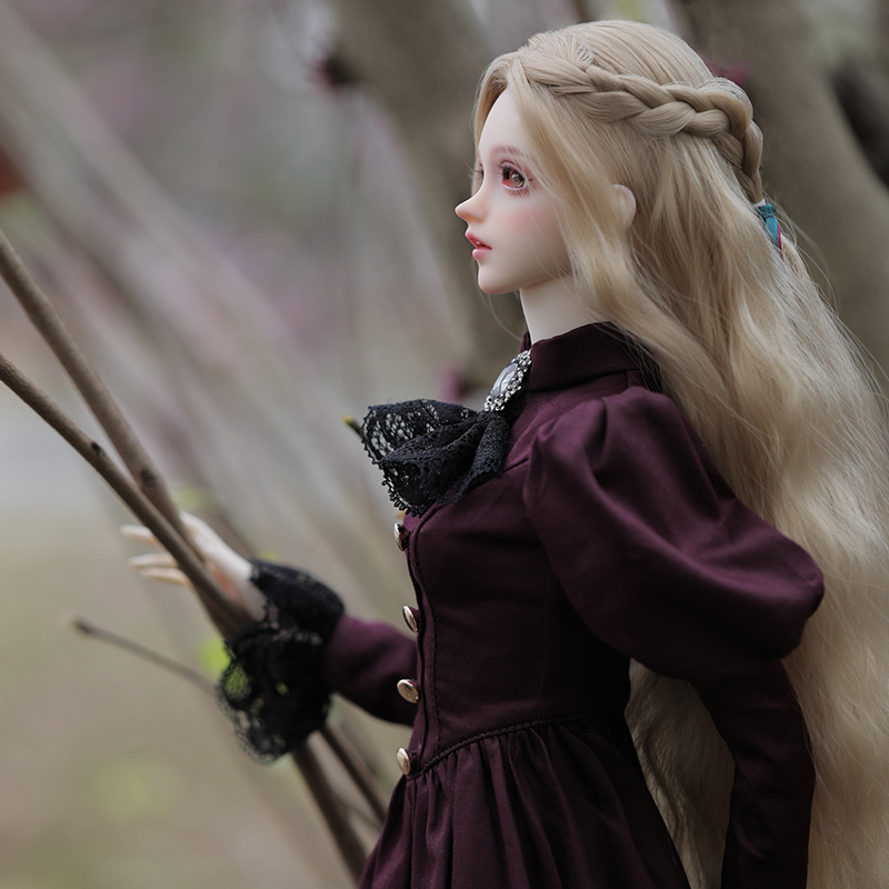 Boneka Elina BJD 1/3 Wanita El - Resin Art Purple ulasan dan harga