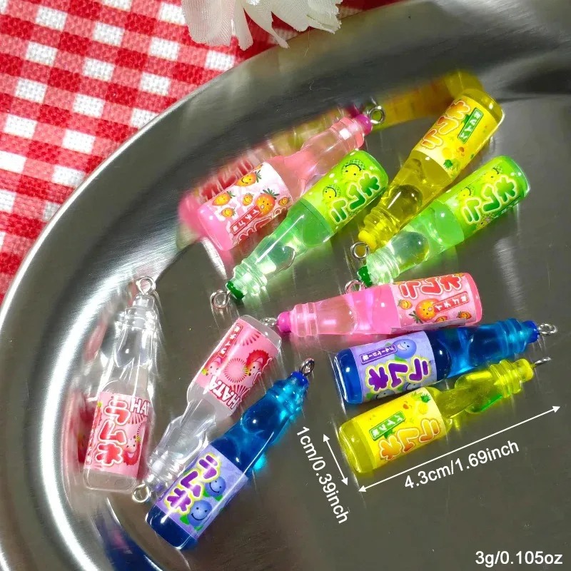 10 Buah Liontin Resin Botol So - Resin Art Box ulasan dan harga