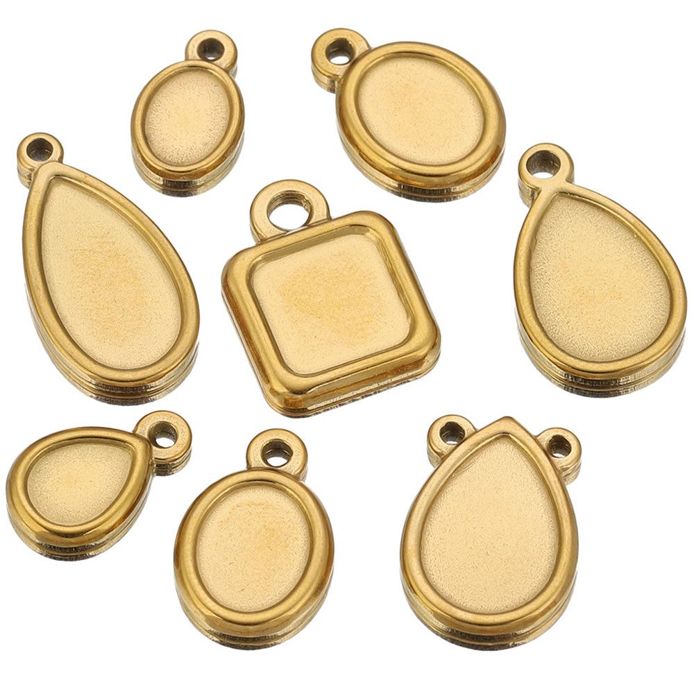 5 pcs Baki Liontin Persegi, Bu - Resin Art Box ulasan dan harga