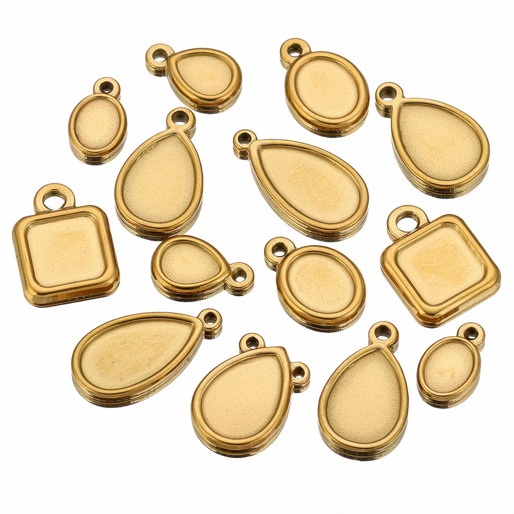 5 pcs Baki Liontin Persegi, Bu - Resin Art Box ulasan dan harga