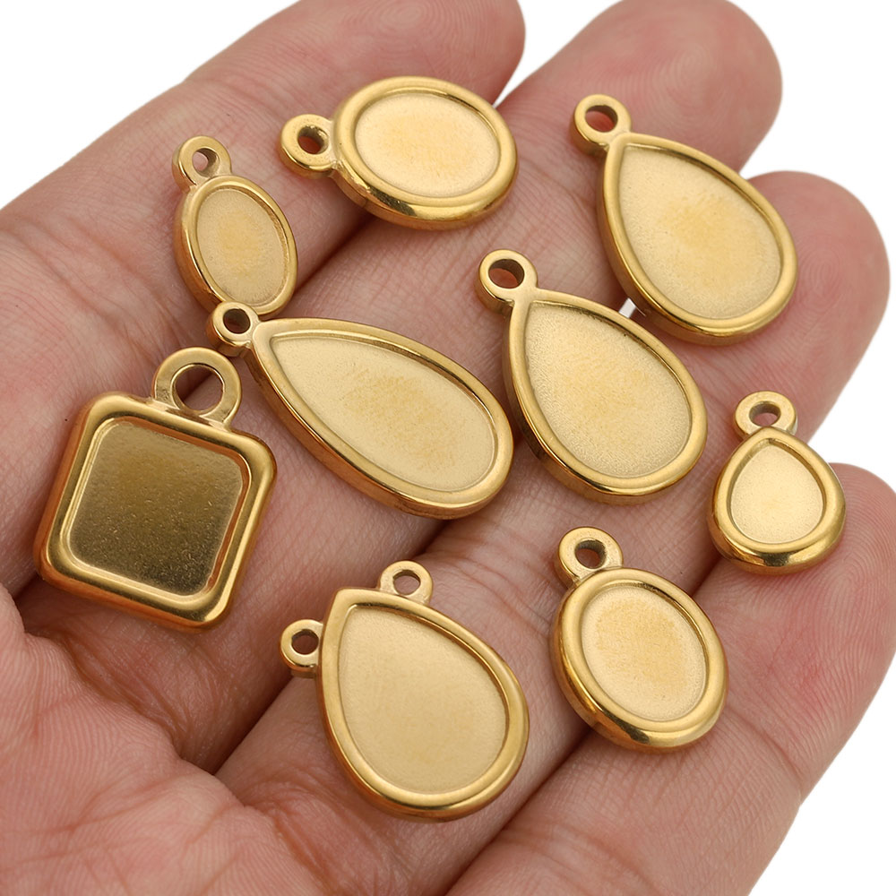 5 pcs Baki Liontin Persegi, Bu - Resin Art Box ulasan dan harga