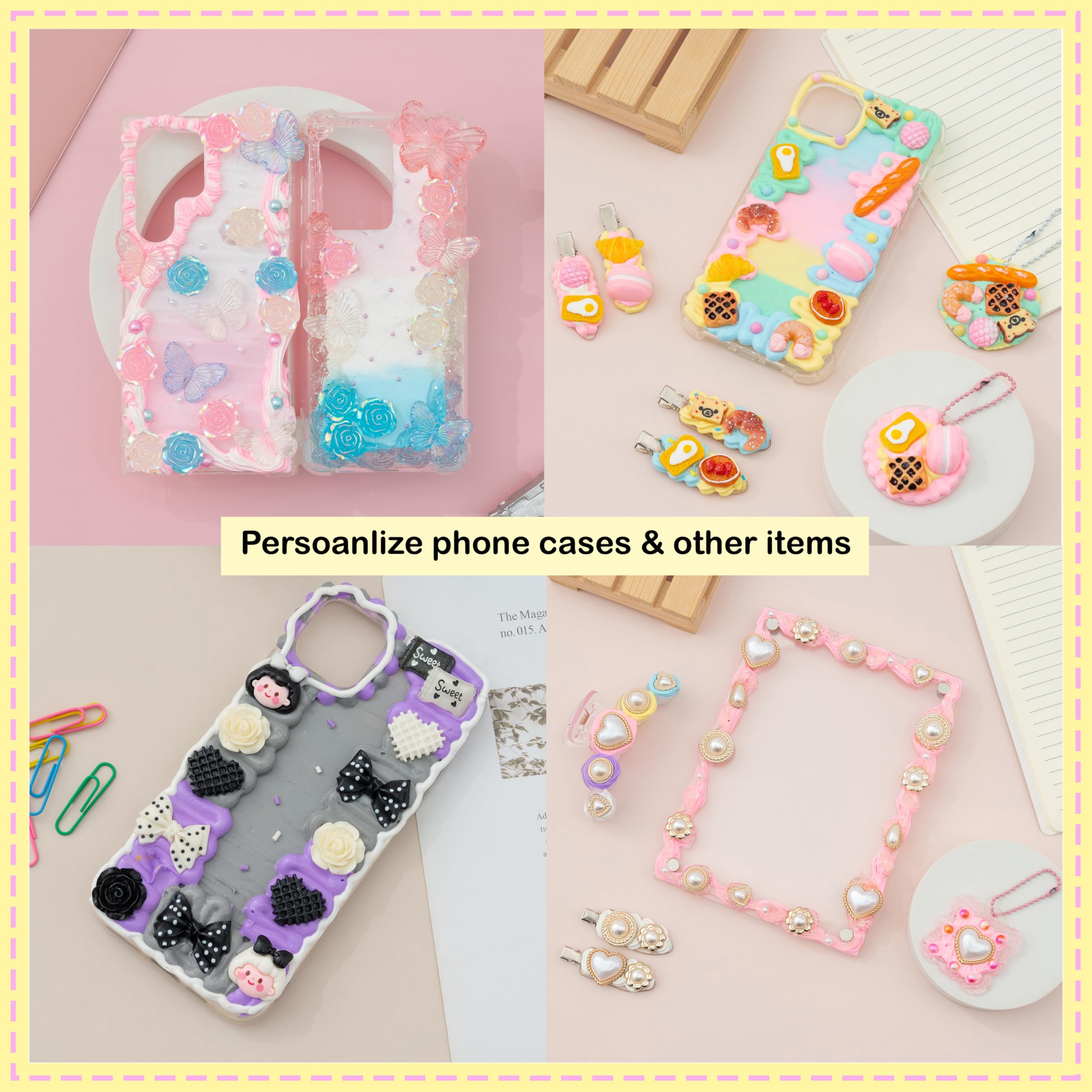 70g Lem Krim Imitasi Langit Be - Resin Art Phone Case ulasan dan harga