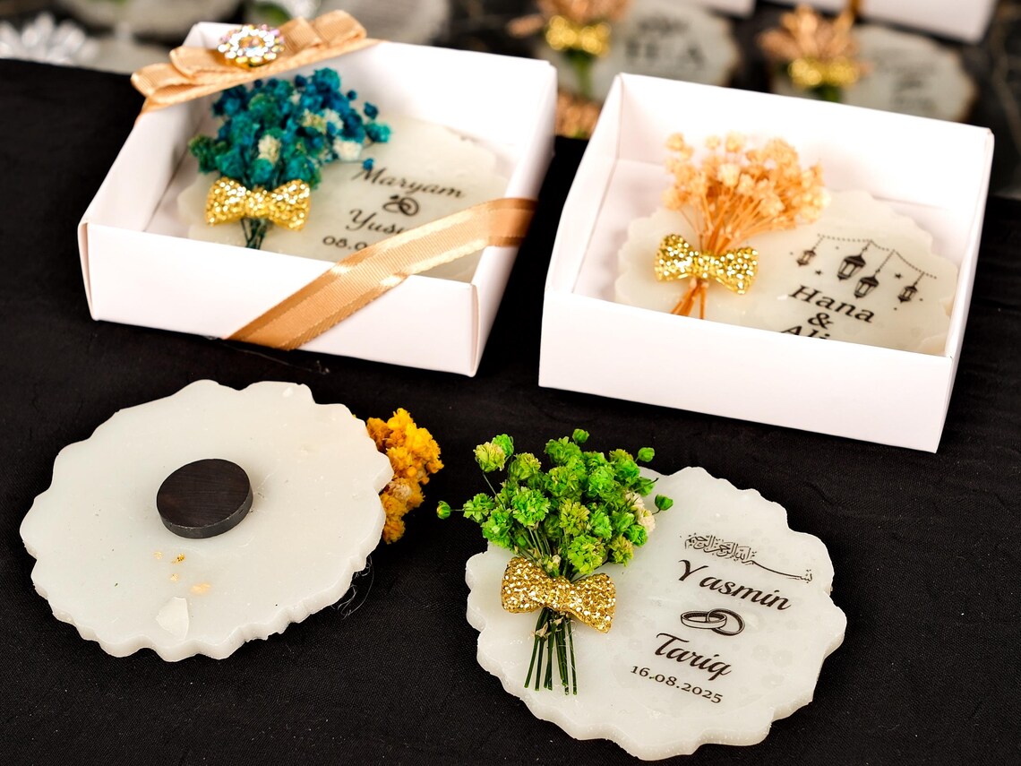Magnet Epoxy Pernikahan yang D - Resin Art Design For Wedding ulasan dan harga