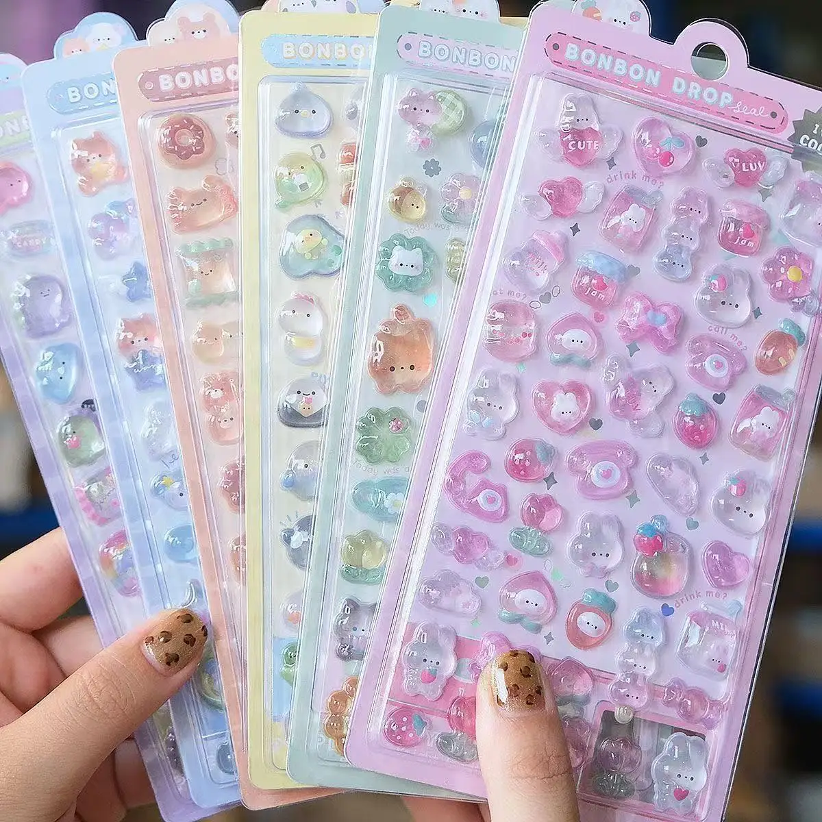 =-=2027Stiker Resin Jelly 3D K - Resin Art Phone Case ulasan dan harga