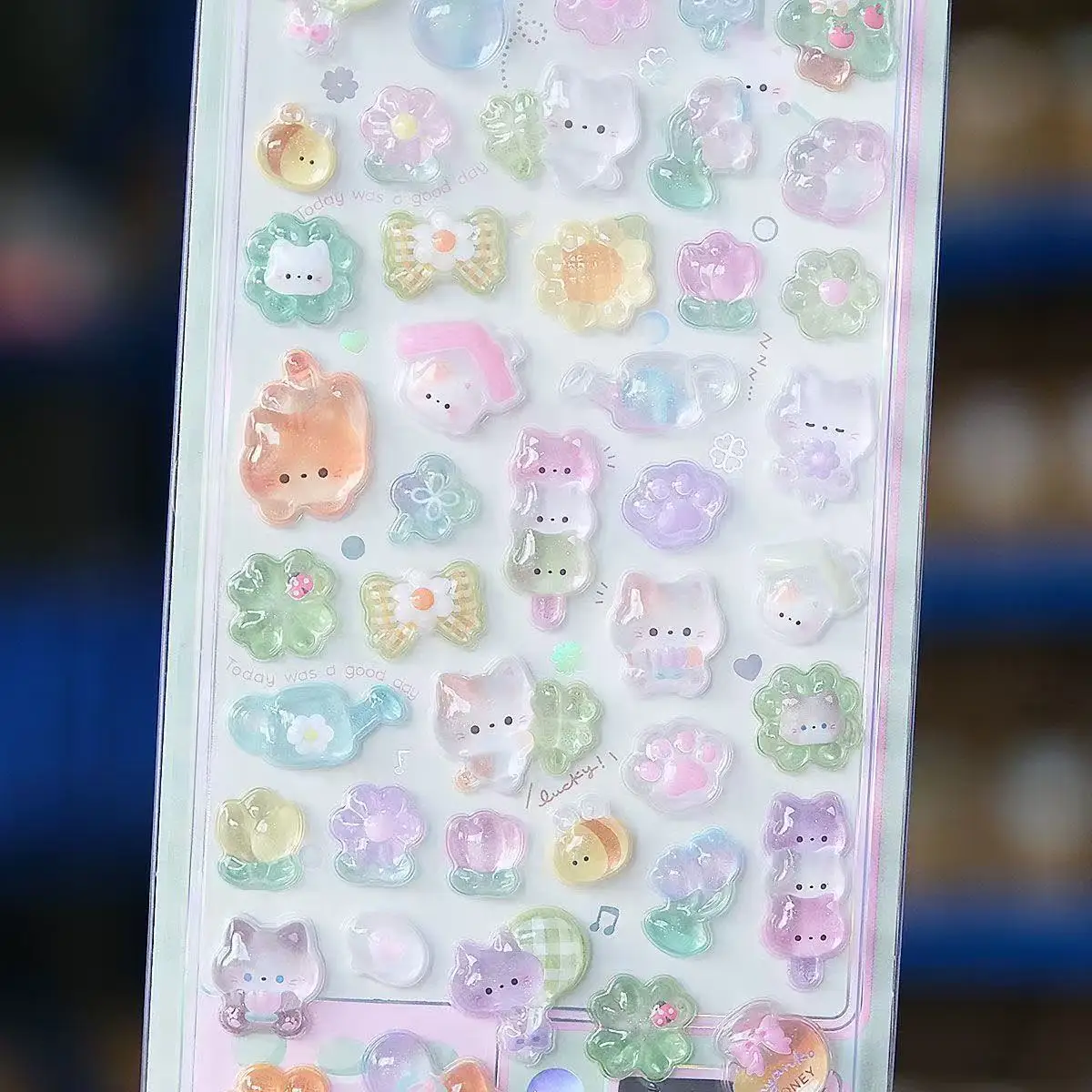 =-=2027Stiker Resin Jelly 3D K - Resin Art Phone Case ulasan dan harga