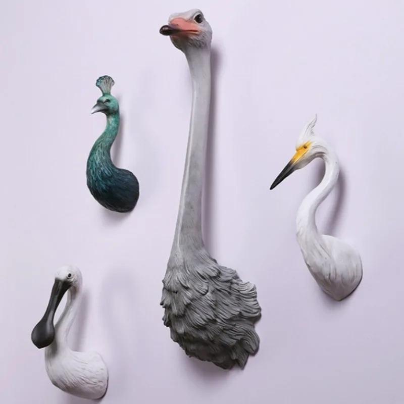 Ornamen Gambar Kepala Burung S - Resin Art Images ulasan dan harga
