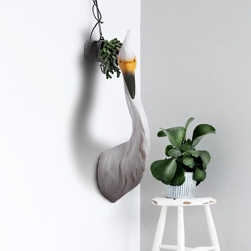 Ornamen Gambar Kepala Burung S - Resin Art Images ulasan dan harga