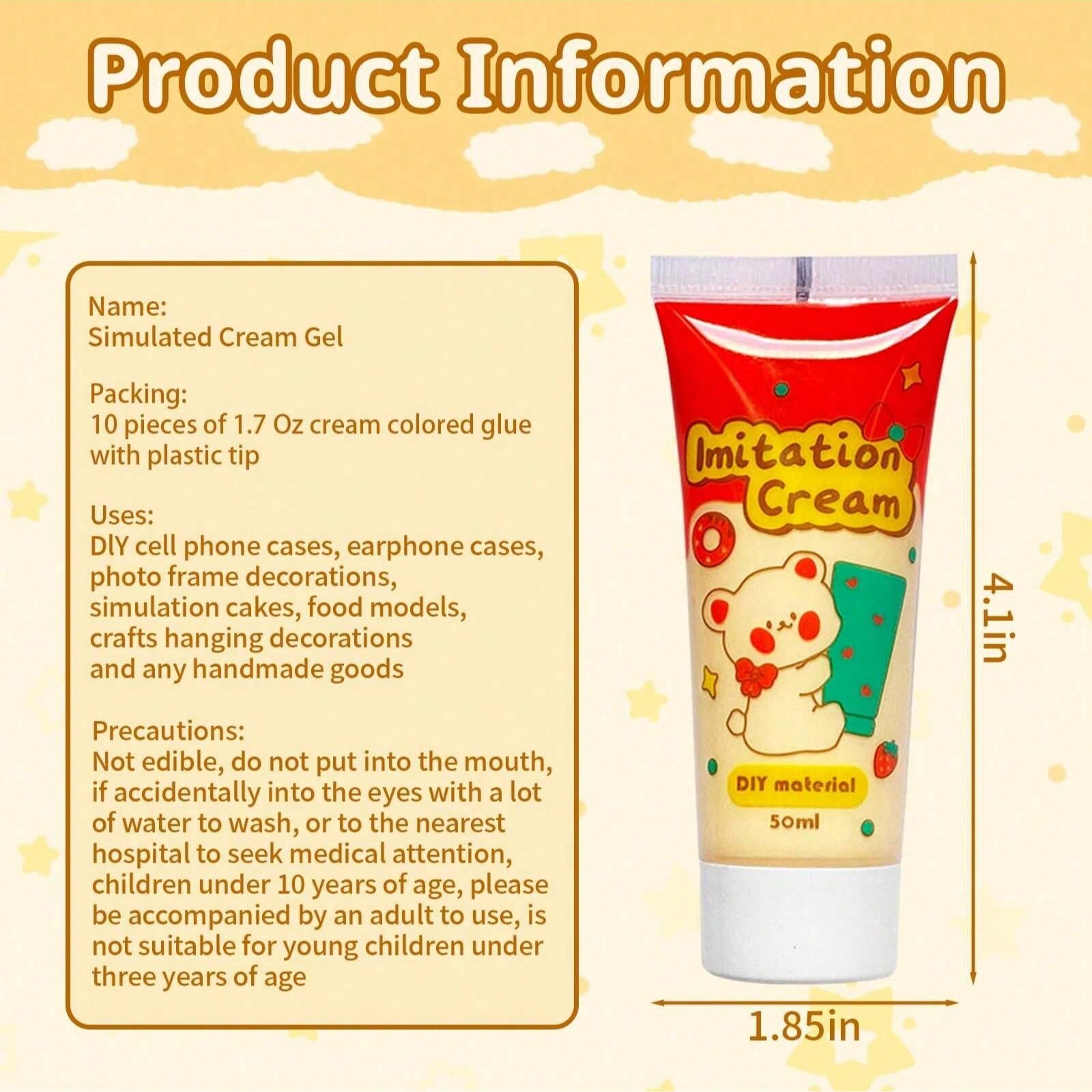 Lem Krim Seri Multi Warna (50m - Resin Art Phone Case ulasan dan harga