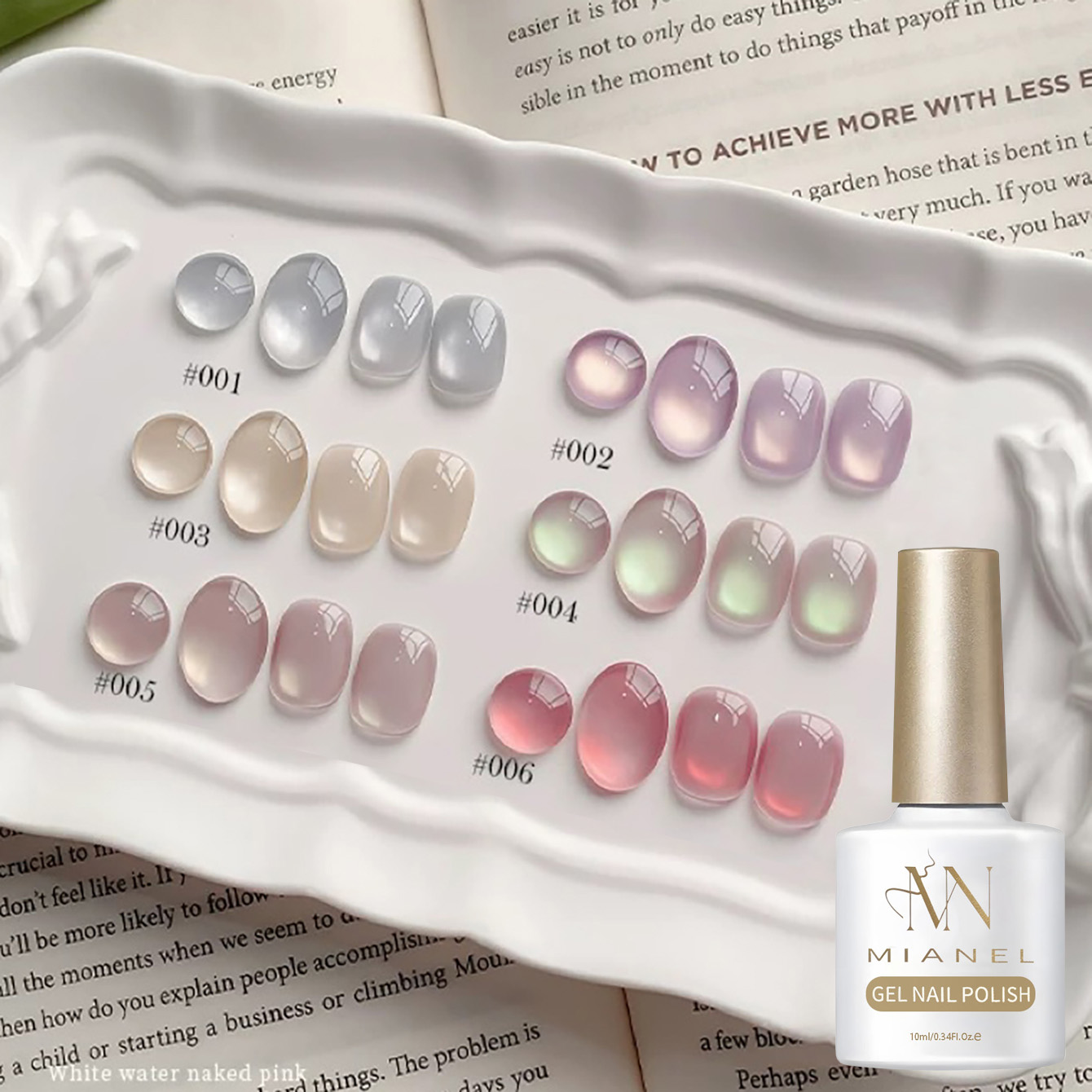 MIANEL 10ML Cat Eye Gel Nail P - Resin Art Purple ulasan dan harga