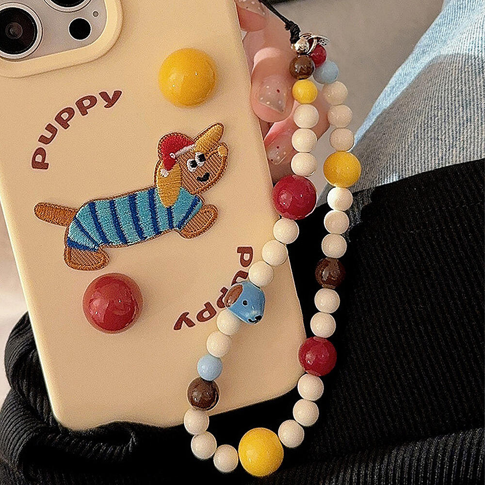 Liontin Keju Beruang Anjing Lu - Resin Art Phone Case ulasan dan harga