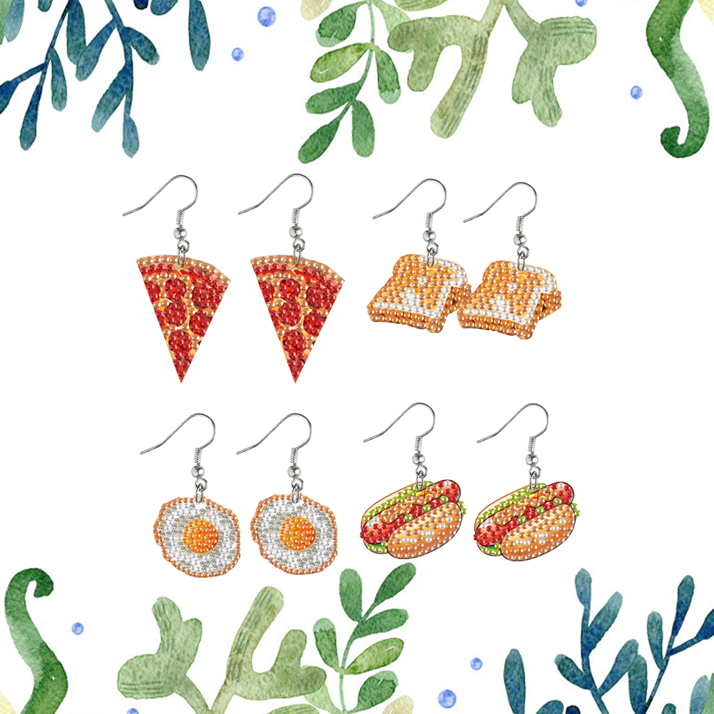 4 Pasang Kit Pembuatan Anting  - Resin Art Earrings Kit ulasan dan harga