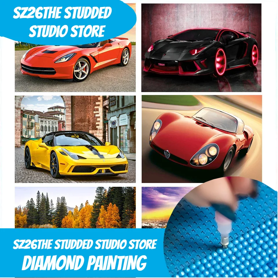 Lamborghini GTP berhias berlia - Resin Art Images ulasan dan harga