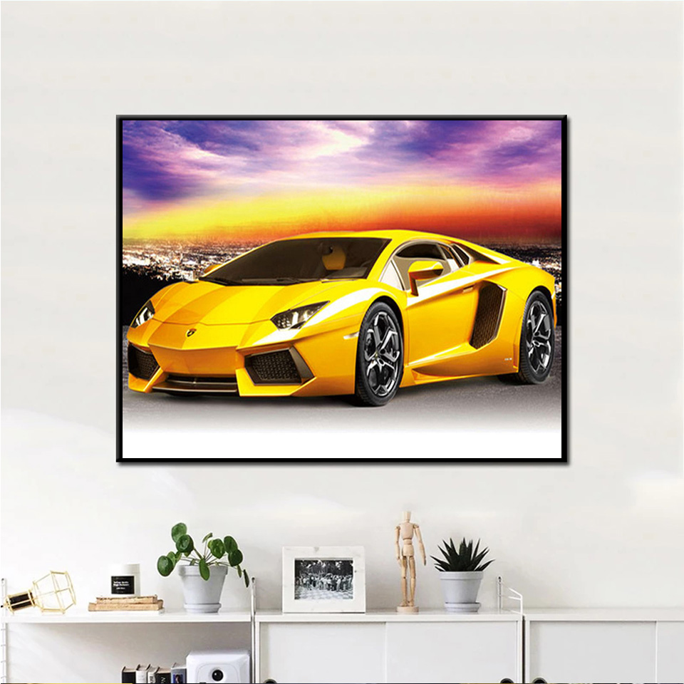 Lamborghini GTP berhias berlia - Resin Art Images ulasan dan harga