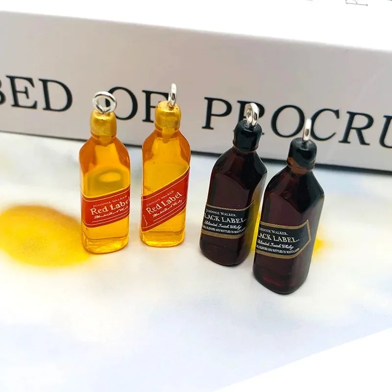 10 Buah Liontin Resin Botol Wi - Resin Art Box ulasan dan harga