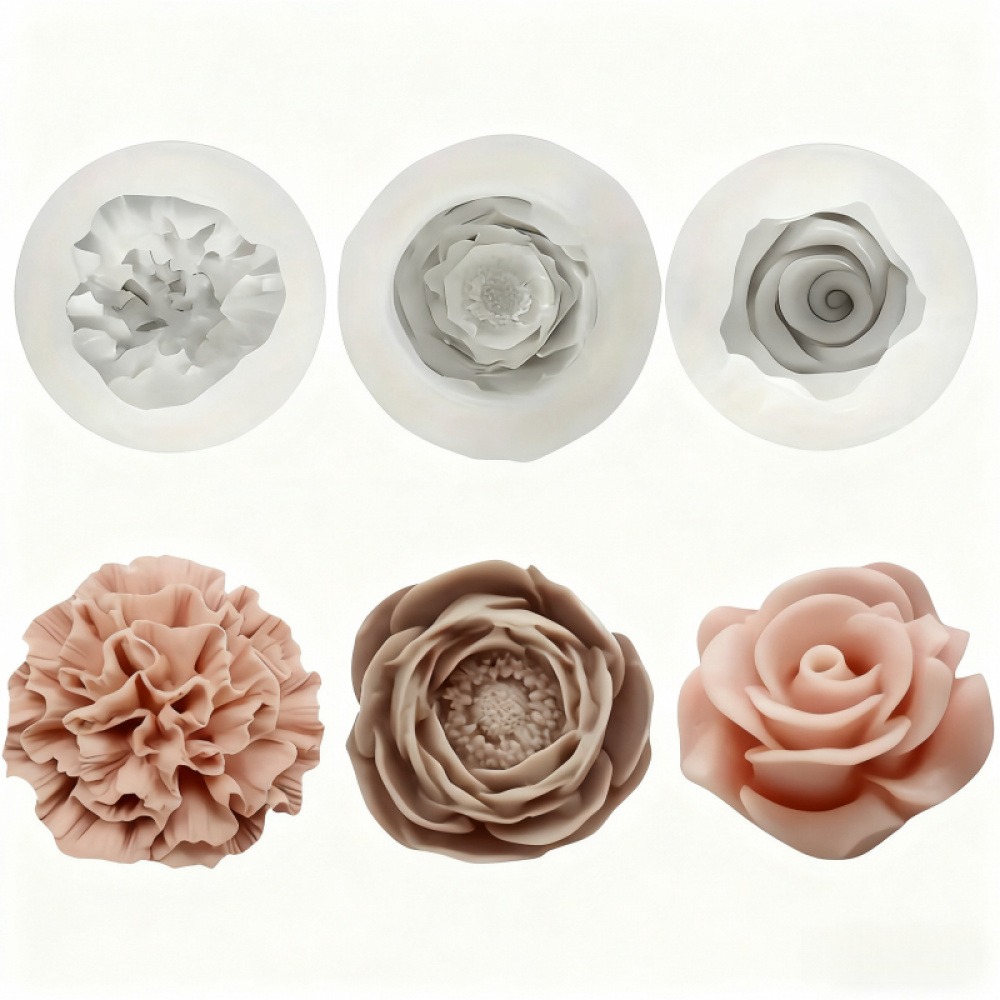 Cetakan Silikon 3 Bagian Motif - Resin Art Design For Wedding ulasan dan harga