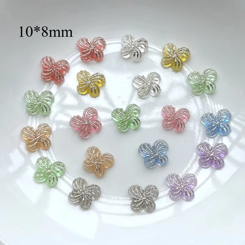 50 Buah 10*8Mm Jelly Berwarna  - Resin Art Design For Wedding ulasan dan harga
